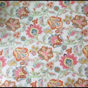 Tommy Hilfiger Floral  Fabric Shower Curtain 68x71